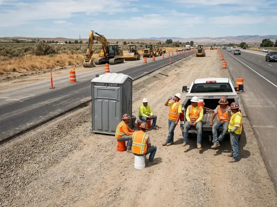 highway-road-construction-crew-007 — frequently asked questions, Porta Potty and Restroom Rentals in Mount Pleasant, WI